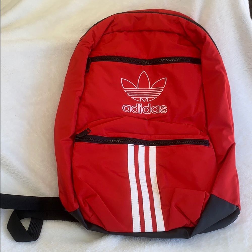 Nwt red adidas back pack